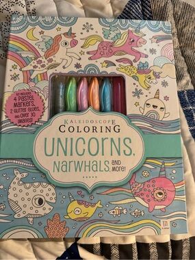 Kaleidoscope Coloring: Unicorns, Narwhals & More!